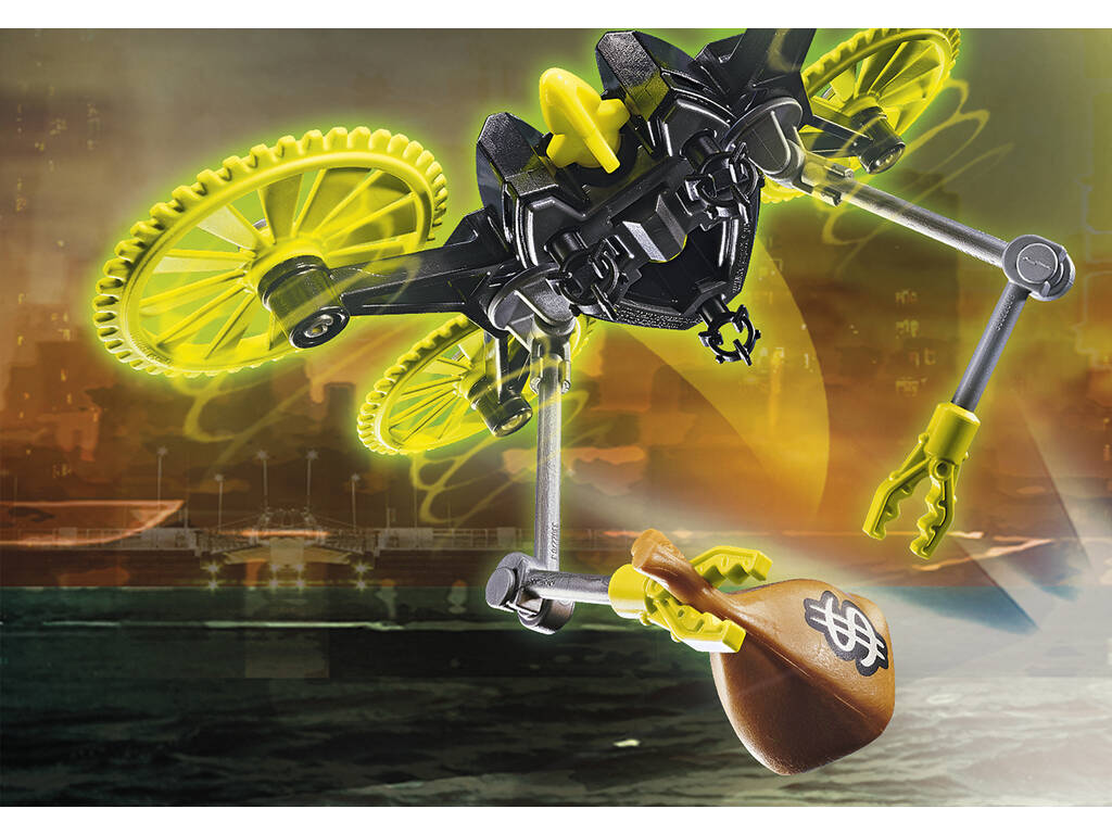 Playmobil - Avion de police - Drone de poursuite 70780