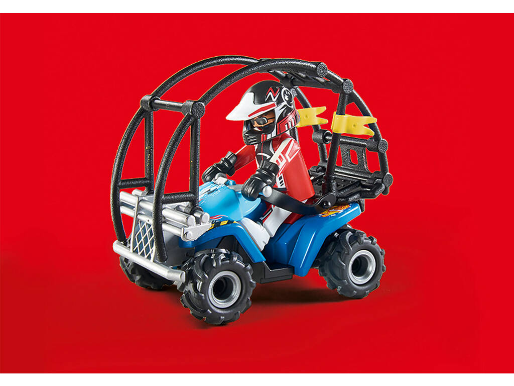 Playmobil Starter Pack Stunt Show Quad avec rampe de feu 70820