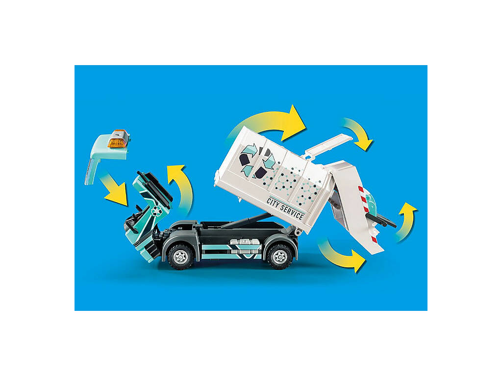 Playmobil Camion dei rifiuti con luci 70885