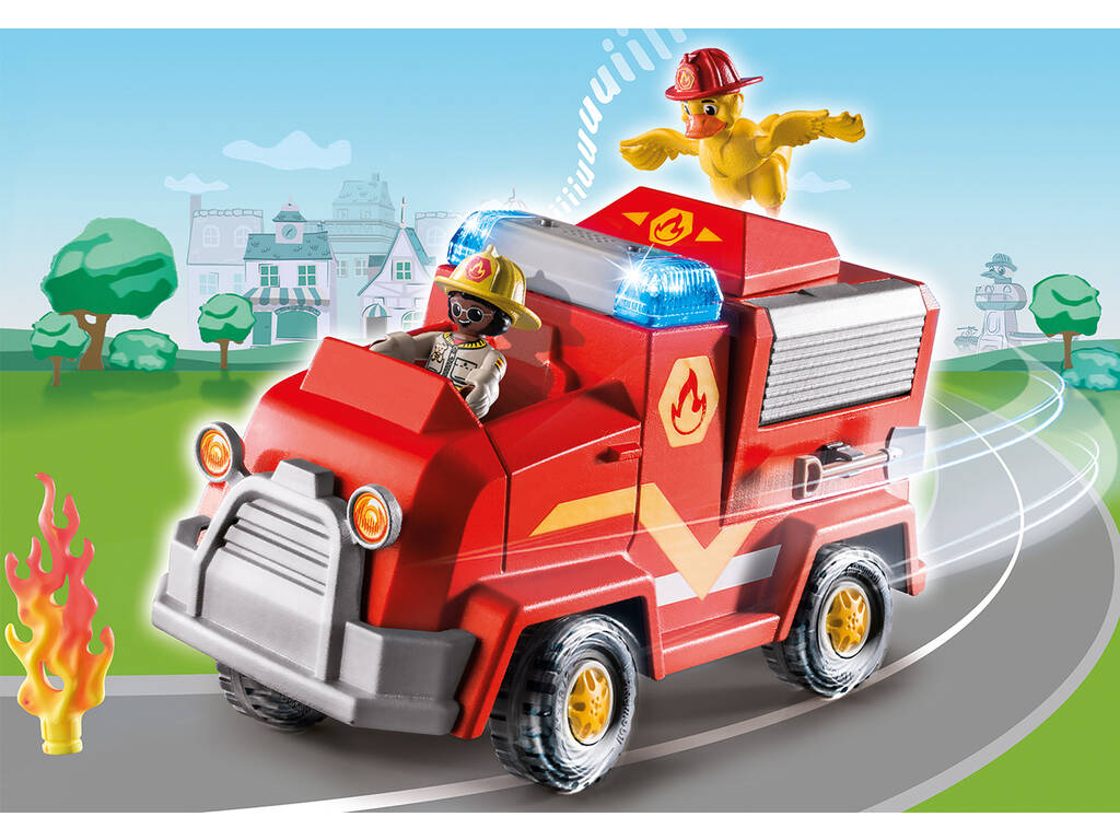 Playmobil D.O.C. Véhicule d'urgence des pompiers 70914