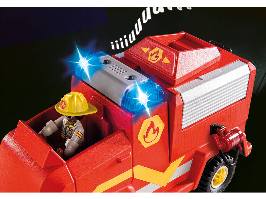 Playmobil D.O.C. Véhicule d'urgence des pompiers 70914
