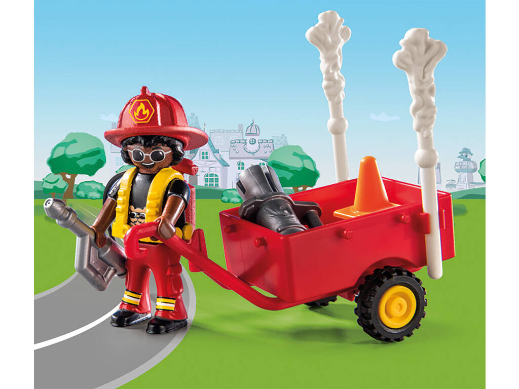 Playmobil Duck On Call Action Salvataggio dei Pompieri. Salva il Gatto! 70917