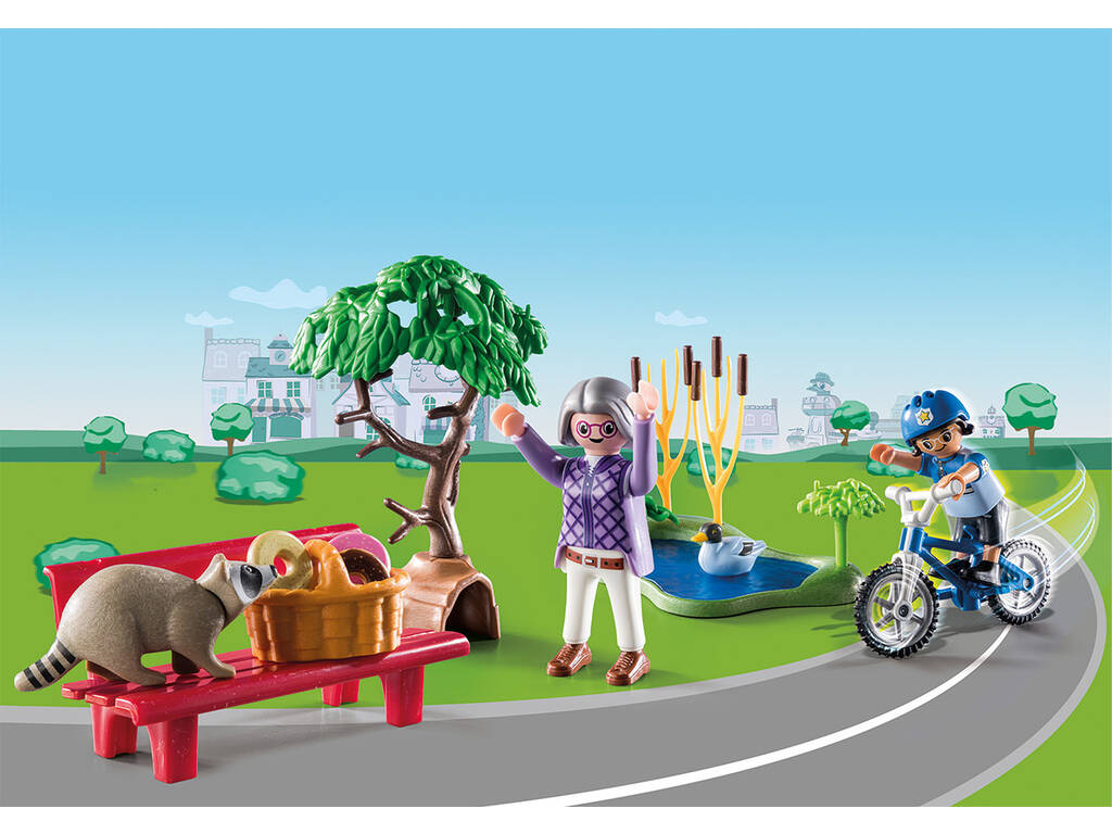 Playmobil D.O.C. Ação Policial Pega o Ladrão! 70918