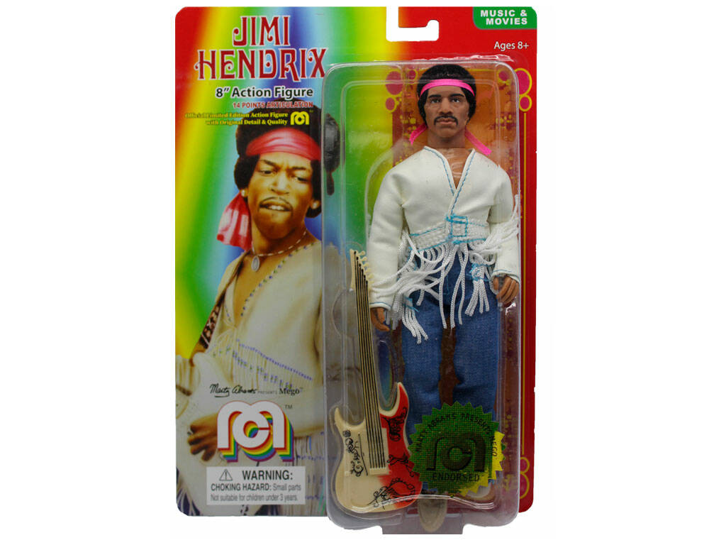 Jimi Hendrix Figura da Collezione Mego Toys 62979