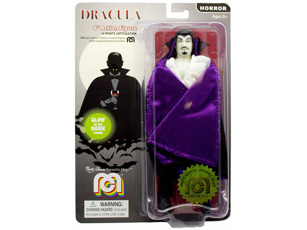 Dracula risplende nel buio Figura Collezione Mego Toys 62971