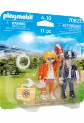 Playmobil Duopack Doutor e Polícia 70823
