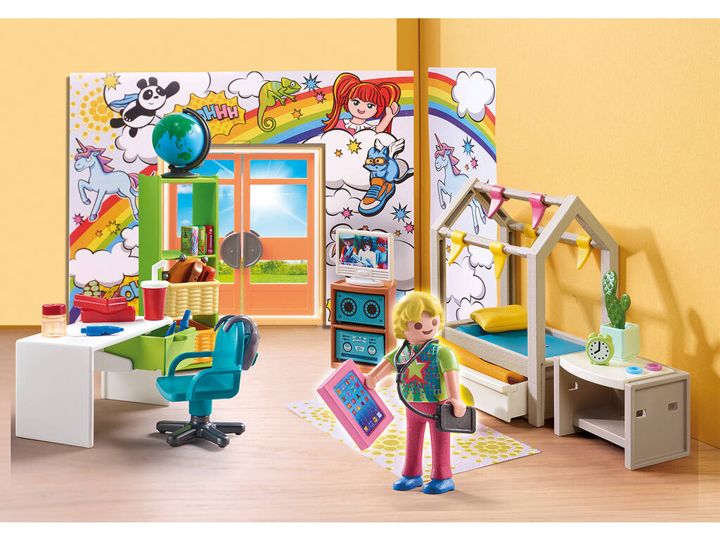 Playmobil - Maison moderne - Chambre d'adolescent 70988