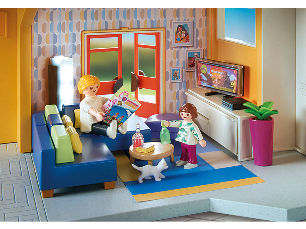 Playmobil Casa Moderna Salão 70989