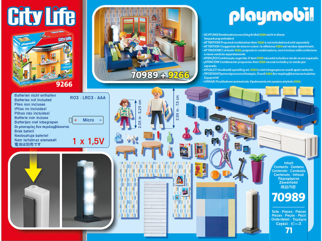 Playmobil Casa Moderna Salão 70989