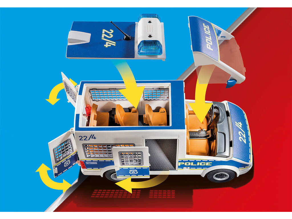 Playmobil Carro Polícia com Luz e Som 70899