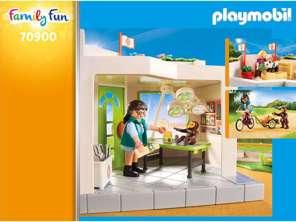 Clinique vétérinaire Playmobil au zoo 70900