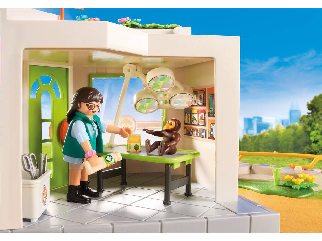 Clinique vétérinaire Playmobil au zoo 70900