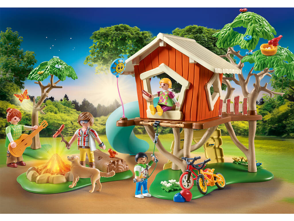 Playmobil Aventure dans la Maison de l'Arbre avec Tobogan 71001