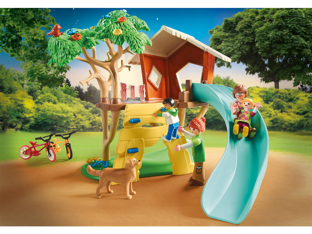 Playmobil Aventure dans la Maison de l'Arbre avec Tobogan 71001