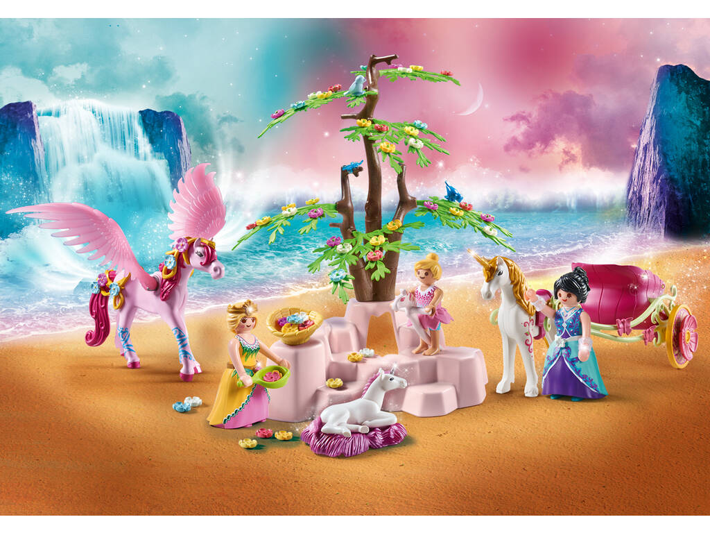 Playmobil Einhornwagen mit Pegasus 71002