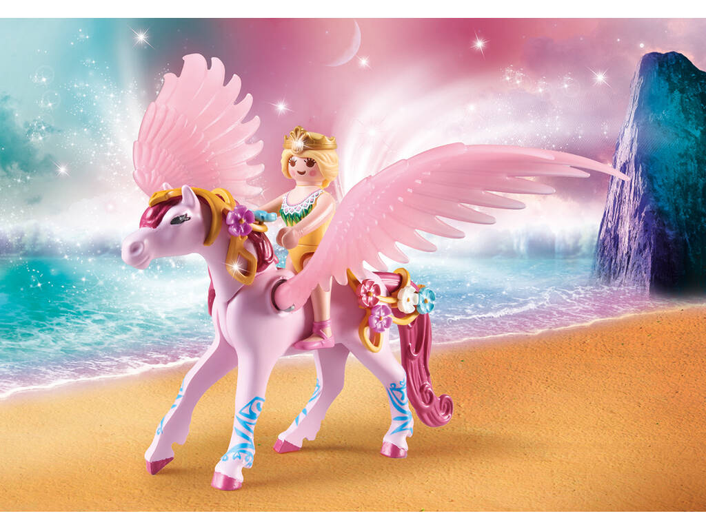 Playmobil Einhornwagen mit Pegasus 71002