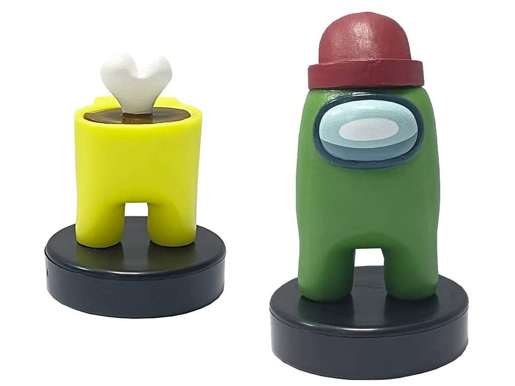 Among Us Serie 2 Pack 2 Figurines avec Tampon Bizak 6411 0215