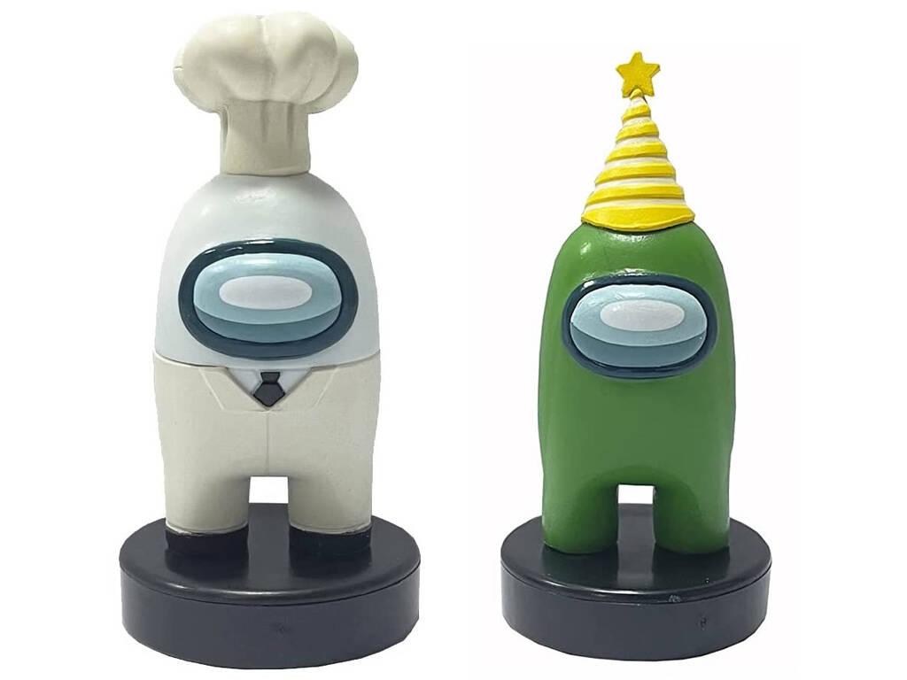 Among Us Serie 2 Pack 2 Figurines avec Tampon Bizak 6411 0215