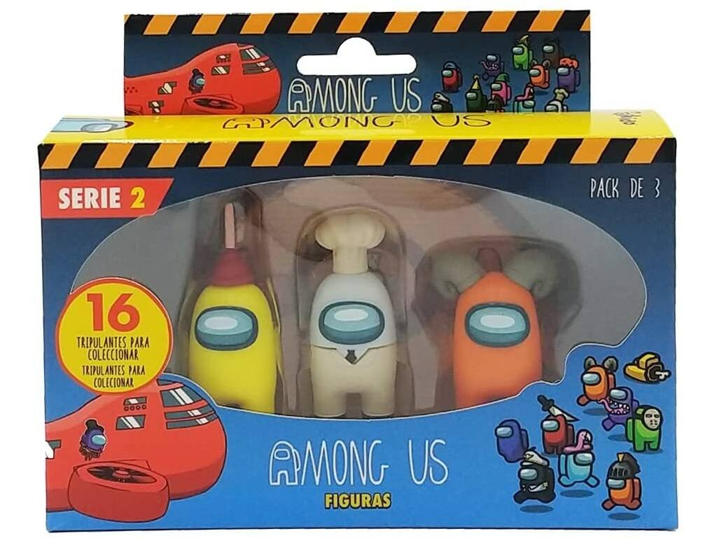 Among Us Serie 2 Pack 3 Figurines Bizak 6411 2221