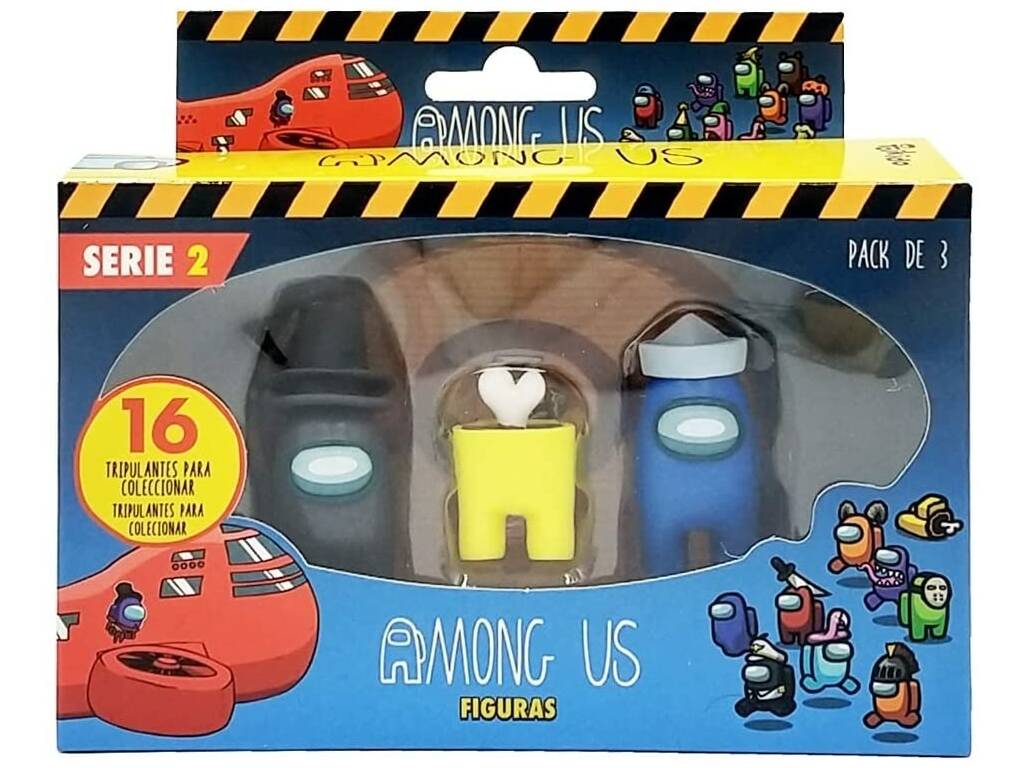 Among Us Serie 2 Pack 3 Figurines Bizak 6411 2221
