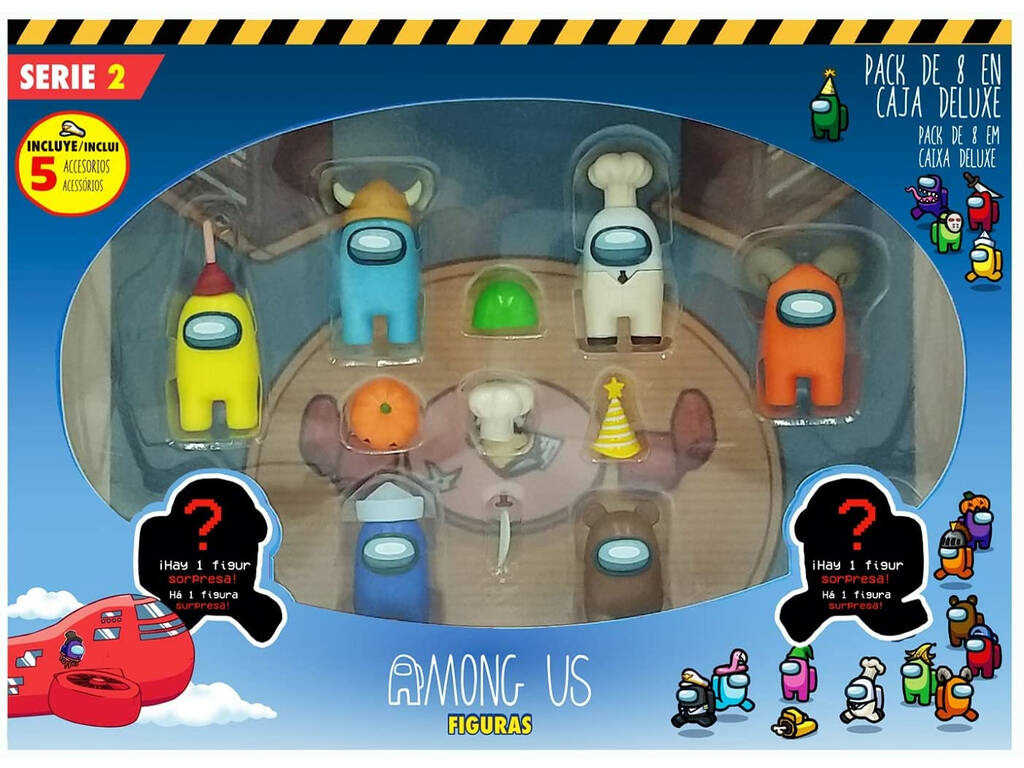 Among Us Serie 2 Pack 8 Figure Bizak 6411 2270