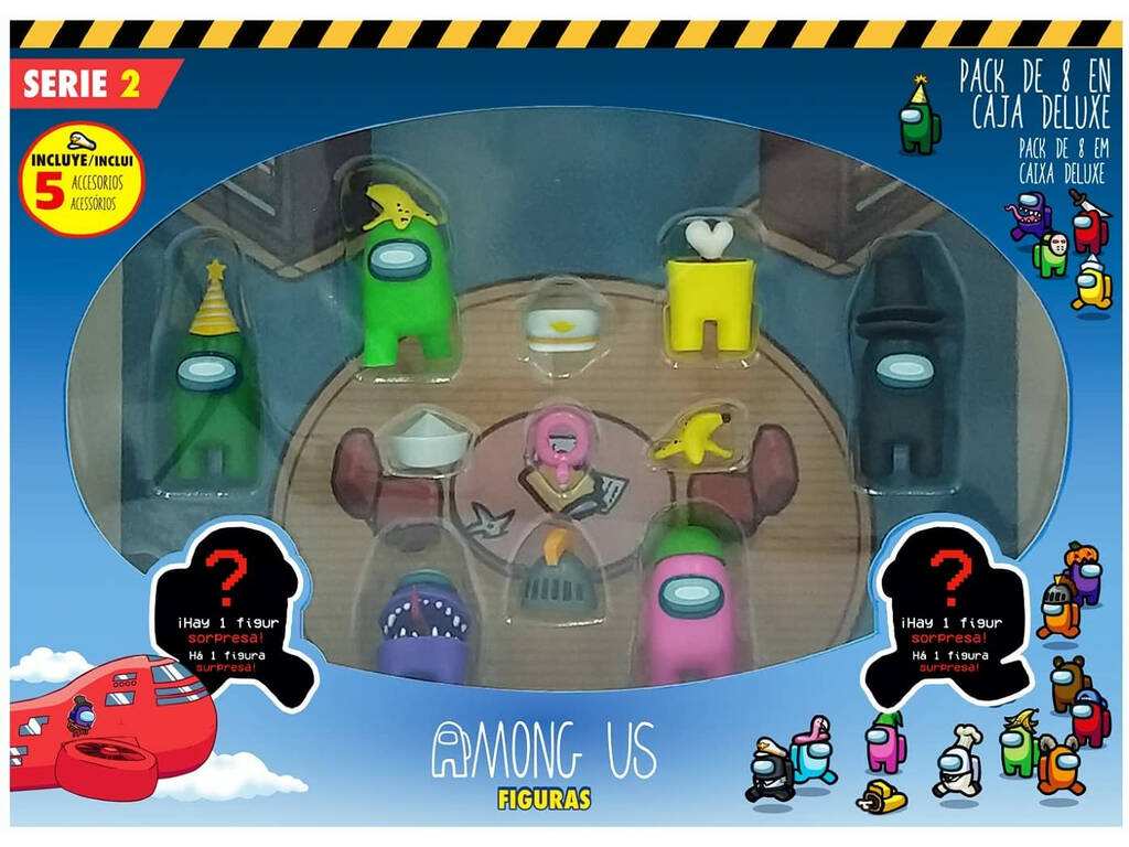 Among Us Serie 2 Pack 8 Figure Bizak 6411 2270