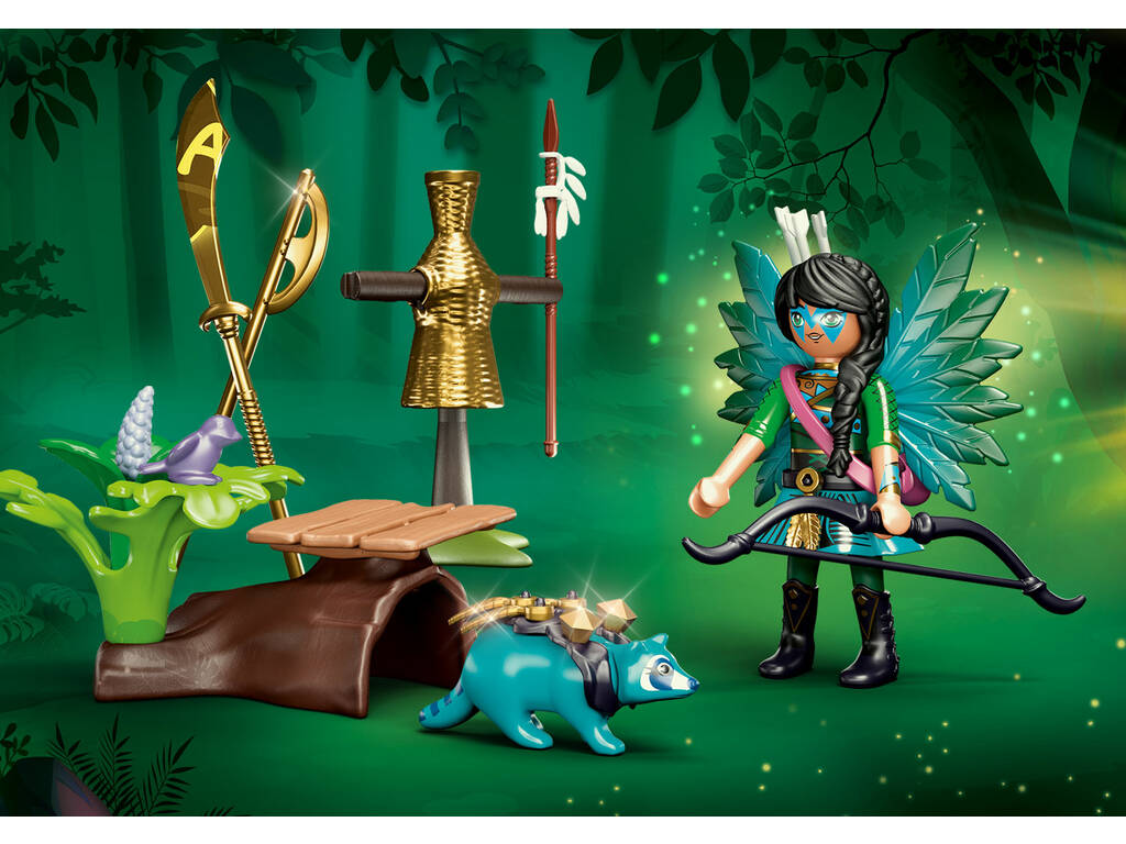 Playmobil Starter Pack Knight Fairy con Mapache 70905