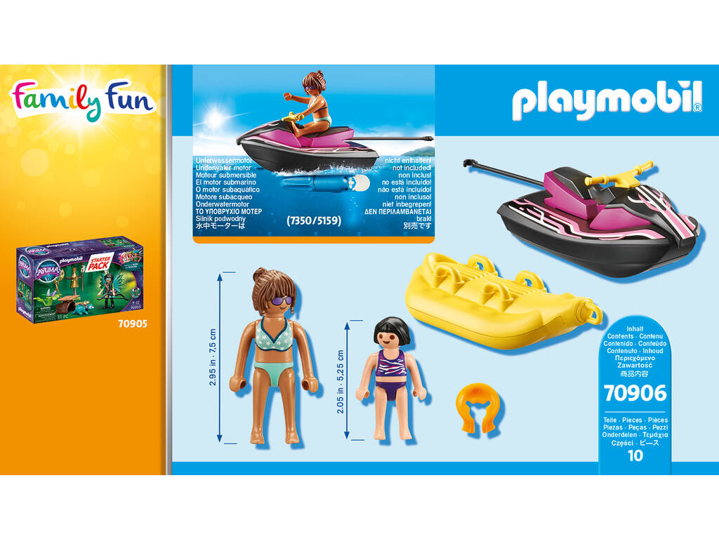 Playmobil Starter Pack Moto d'acqua con Barca Banana 70906