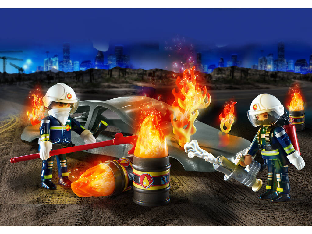 Playmobil Starter Pack Foreuse à feu 70907