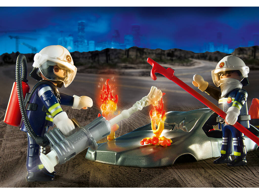 Playmobil Starter Pack Foreuse à feu 70907