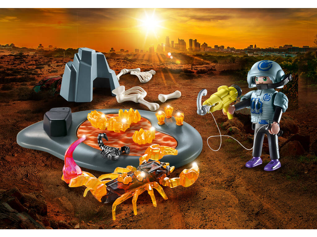 Playmobil Pack de démarrage Scorpion combattant le feu 70909