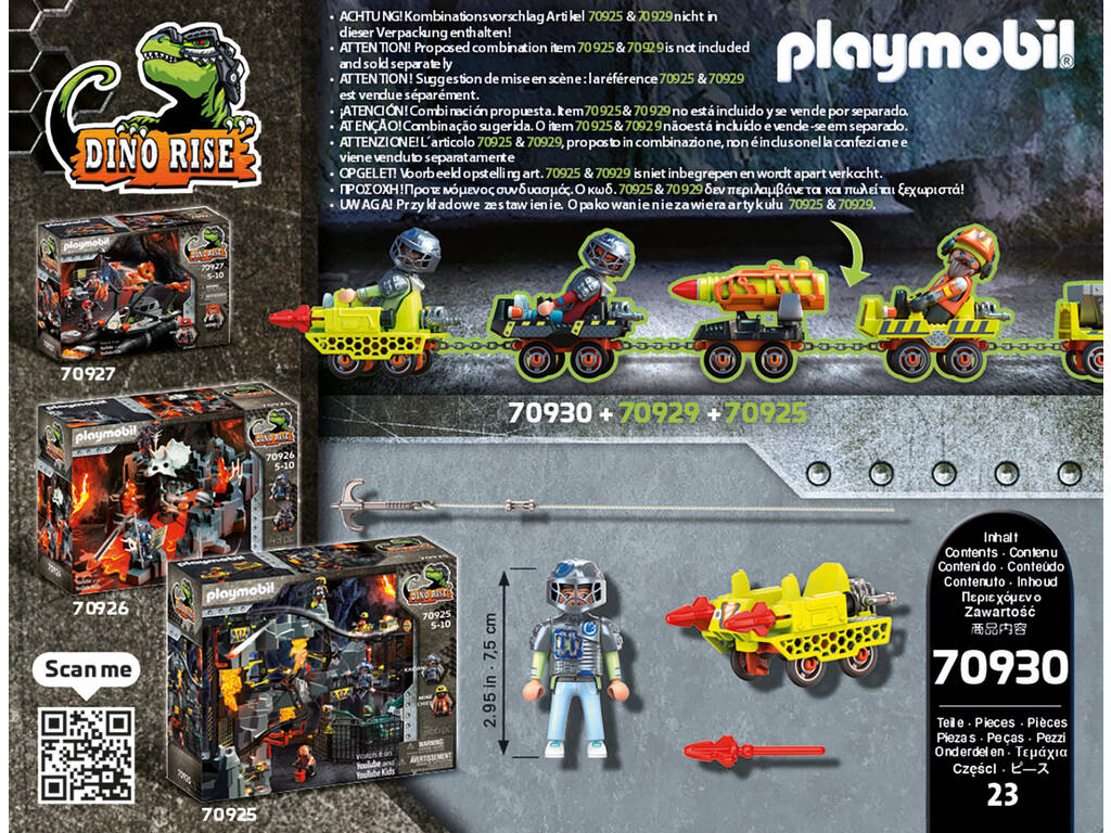 Playmobil Dino Mine Mina Cruiser 70930