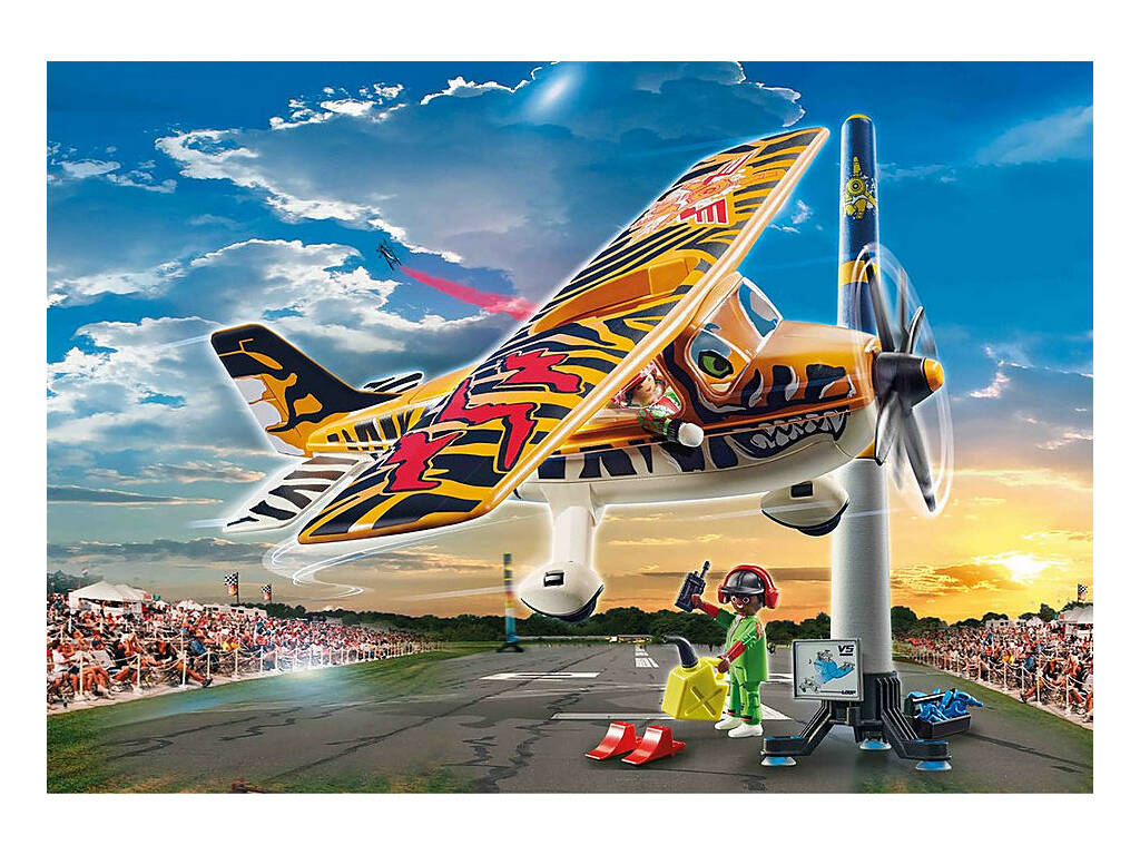 Playmobil Air Stunt Avioneta Tiger 70902