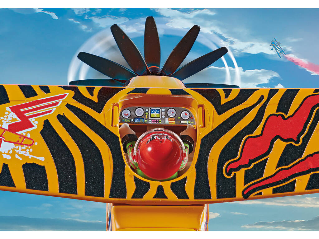 Playmobil Air Stunt Avioneta Tiger 70902