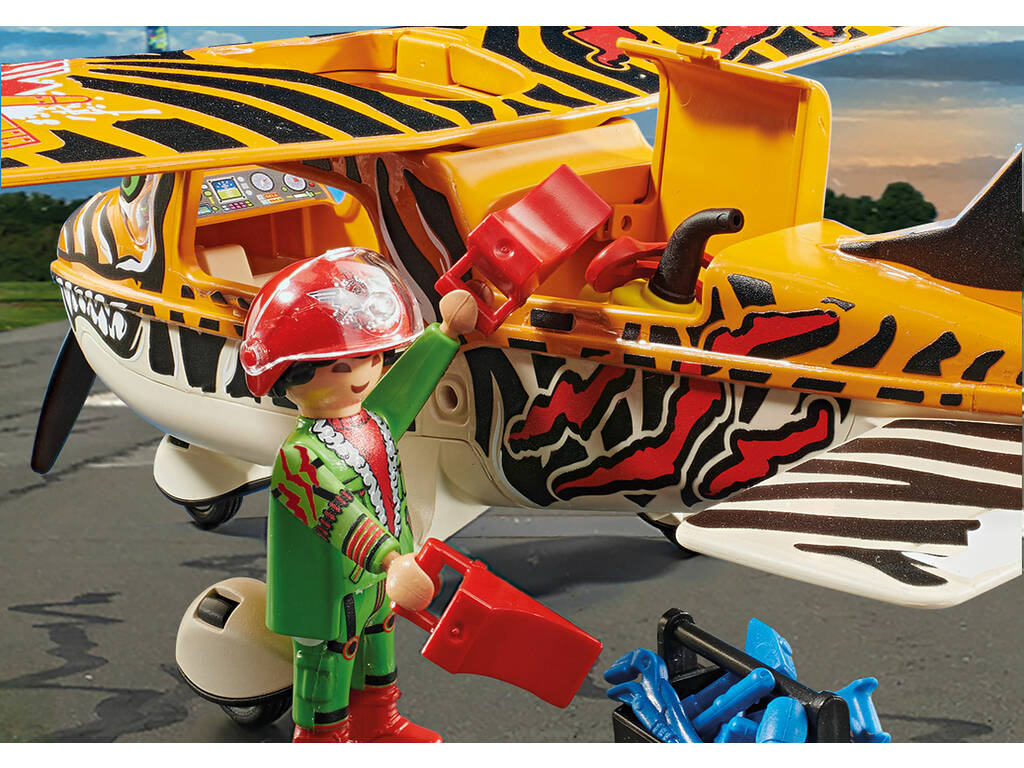 Playmobil Air Stunt Avioneta Tiger 70902