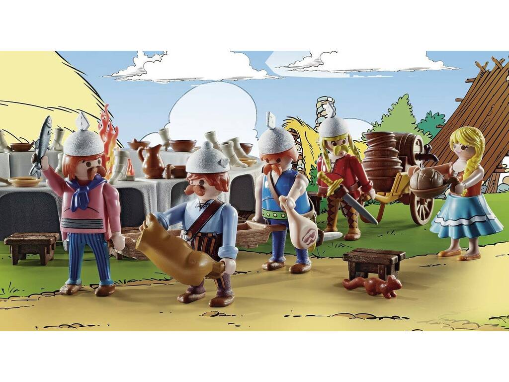 Playmobil Astérix Village Banquet 70931
