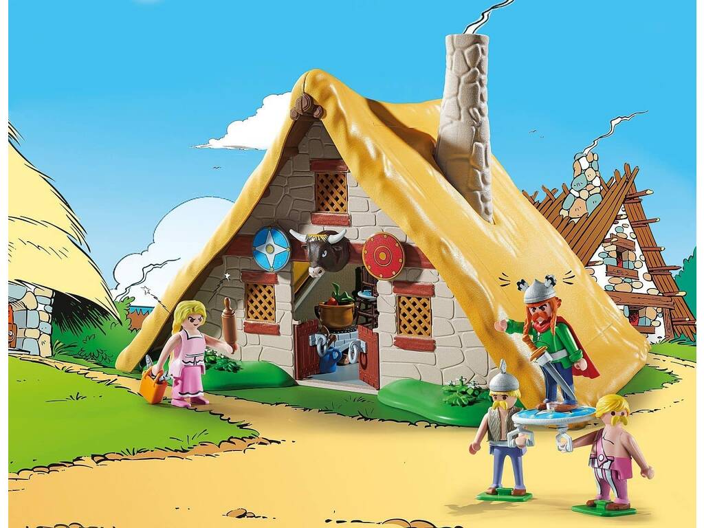 Playmobil Asterix e la capanna di Abraracúrcix 70932