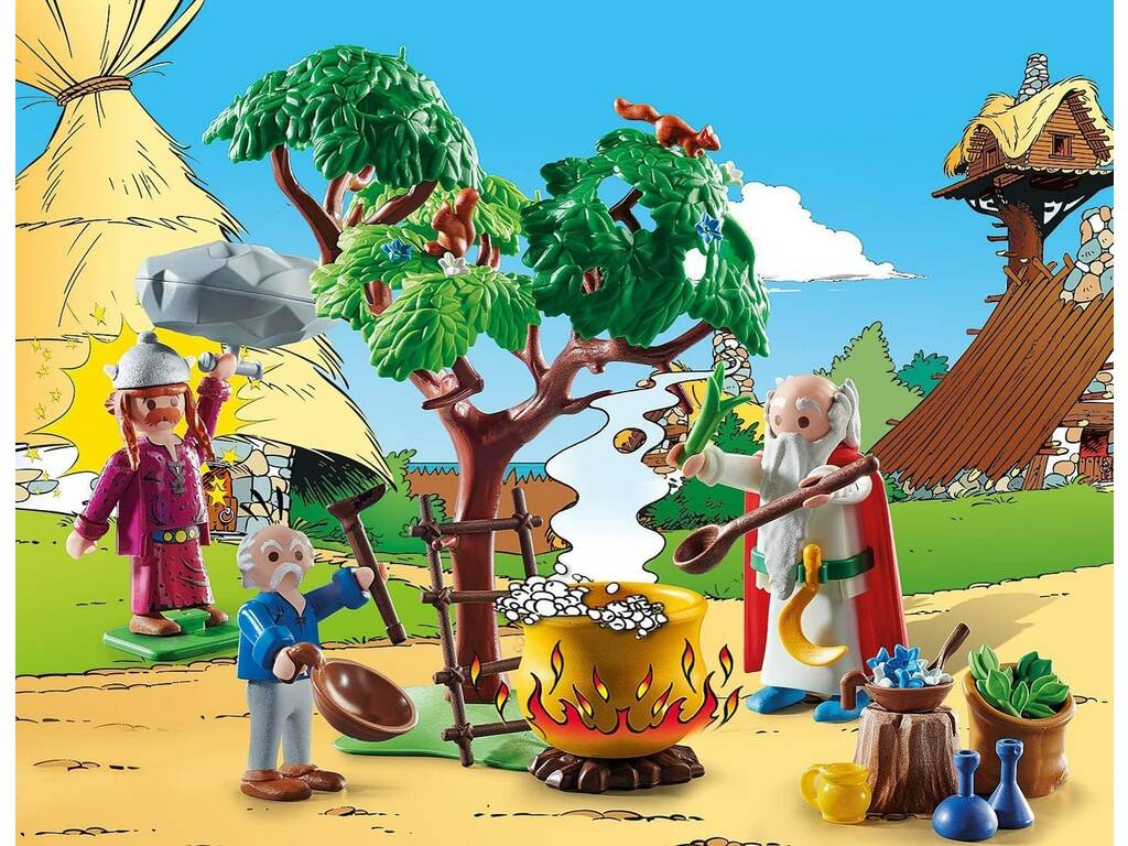 Playmobil Asterix Panoramix con calderone magico 70933