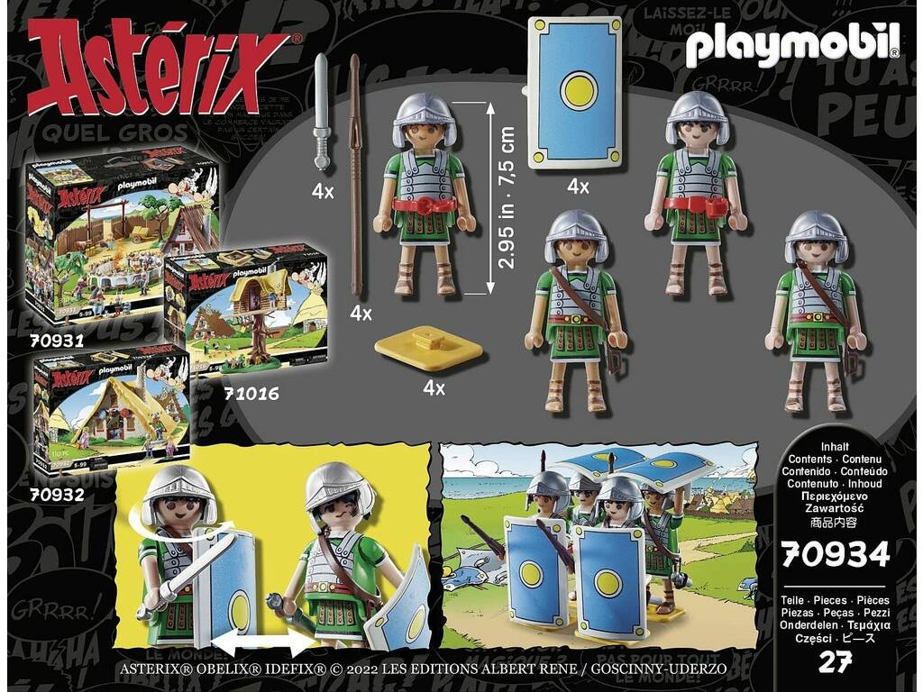 Playmobil Astérix Troupe romaine 70934