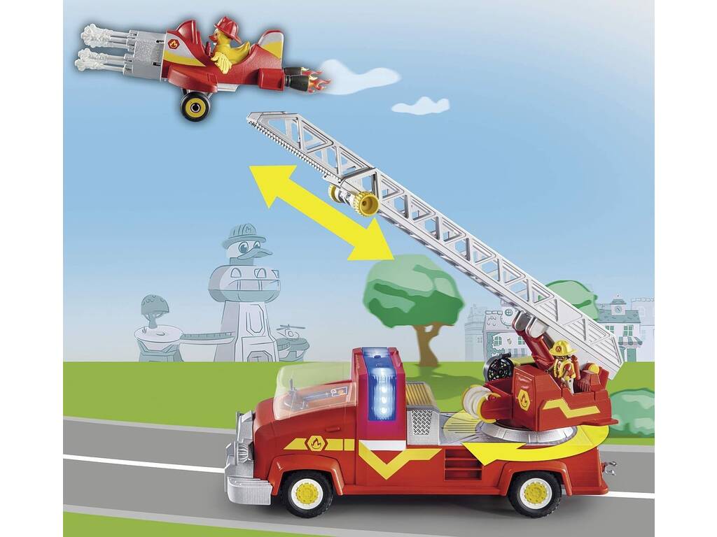 Playmobil Duck On Call Camion dei pompieri 70911