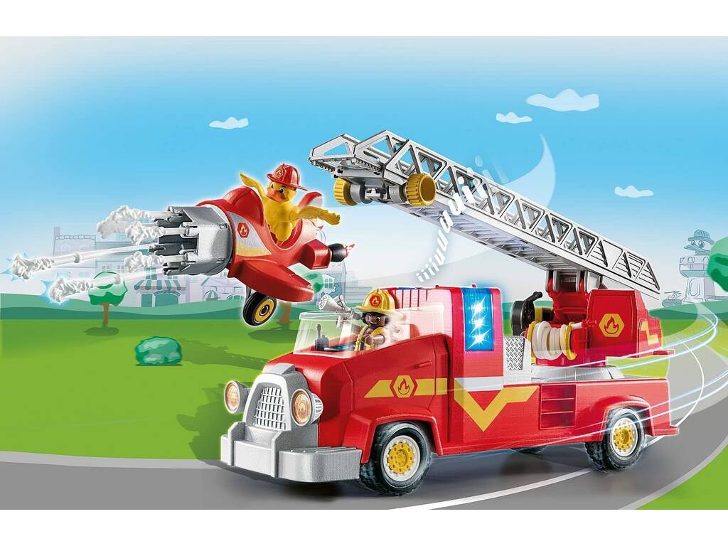 Playmobil Duck On Call Camion dei pompieri 70911
