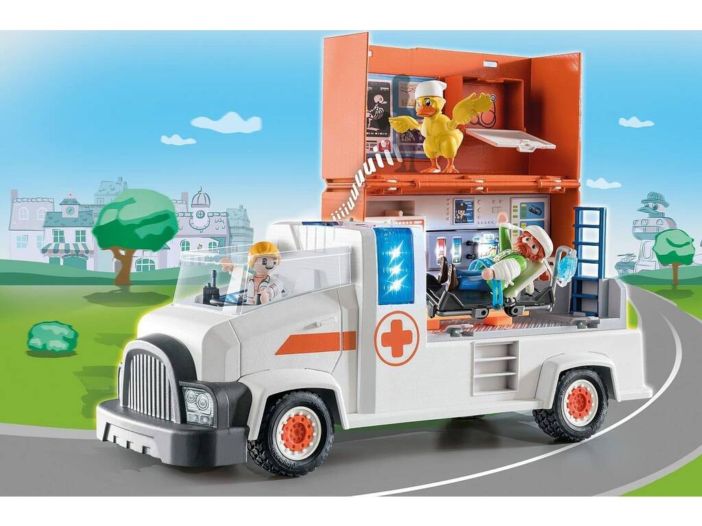 Playmobil Duck On Call Camion Ambulanza 70913