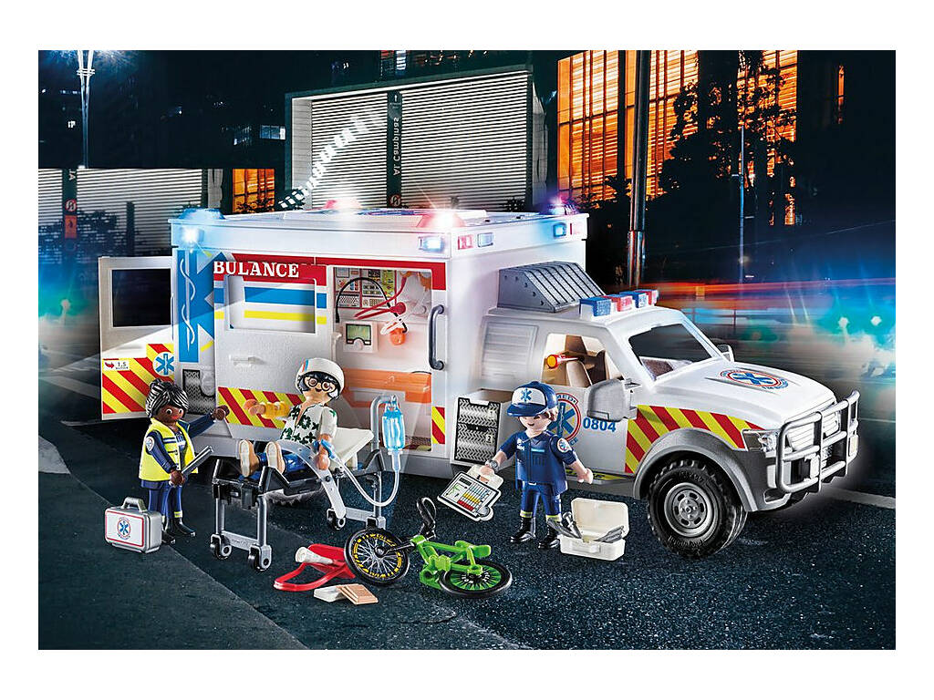 Playmobil Ambulanza di soccorso US Ambulance 70936