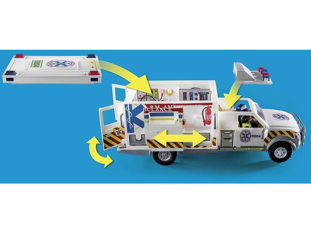 Playmobil Ambulanza di soccorso US Ambulance 70936