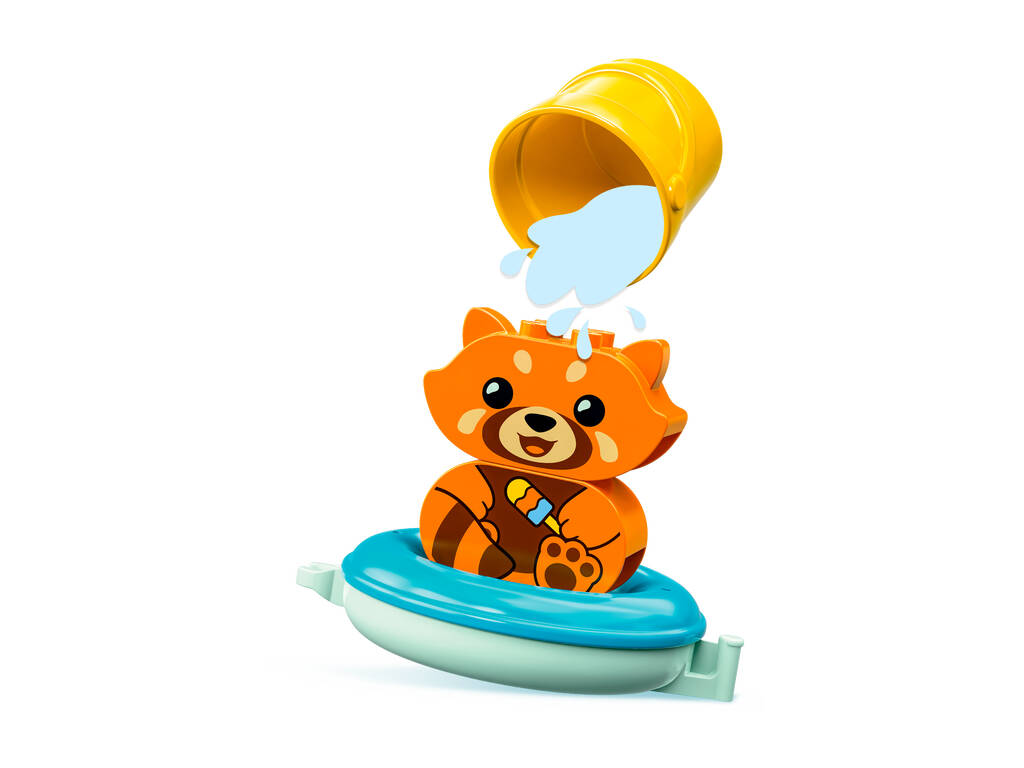 Lego Duplo Bagno Divertimento Galleggiante Panda Rosso 10964