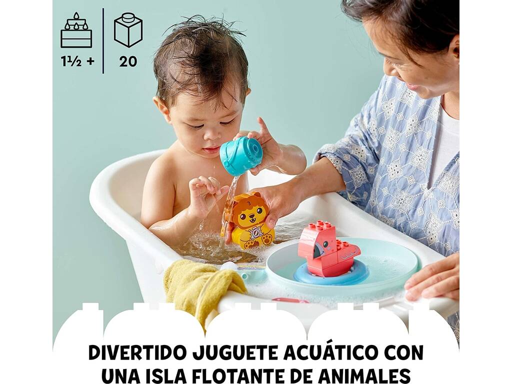 Lego Duplo Divertimento da bagno Isola degli animali galleggianti 10966