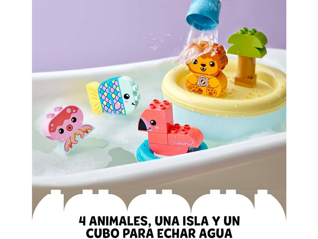 Lego Duplo Divertimento da bagno Isola degli animali galleggianti 10966