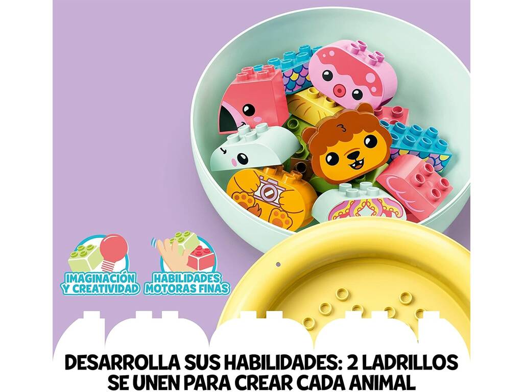 Lego Duplo Divertimento da bagno Isola degli animali galleggianti 10966