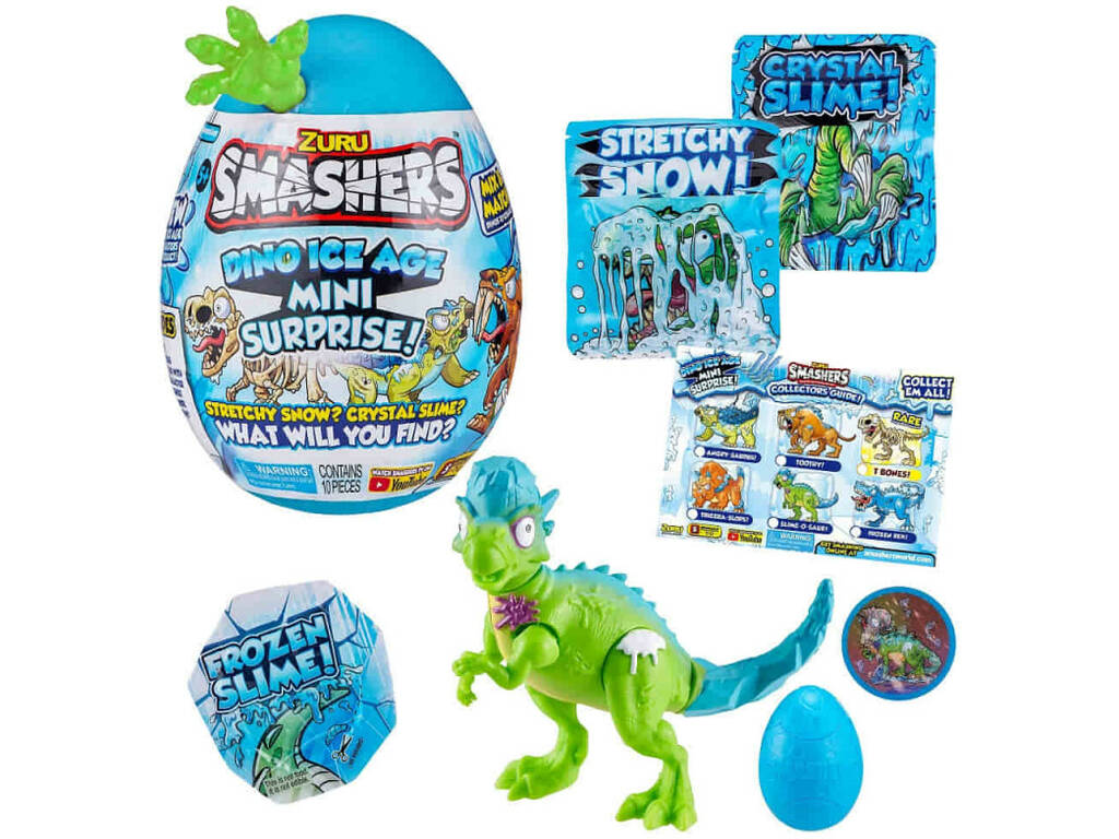 Smashers Dino Ice Age Uovo Sorpresa Bizak 6236 7456