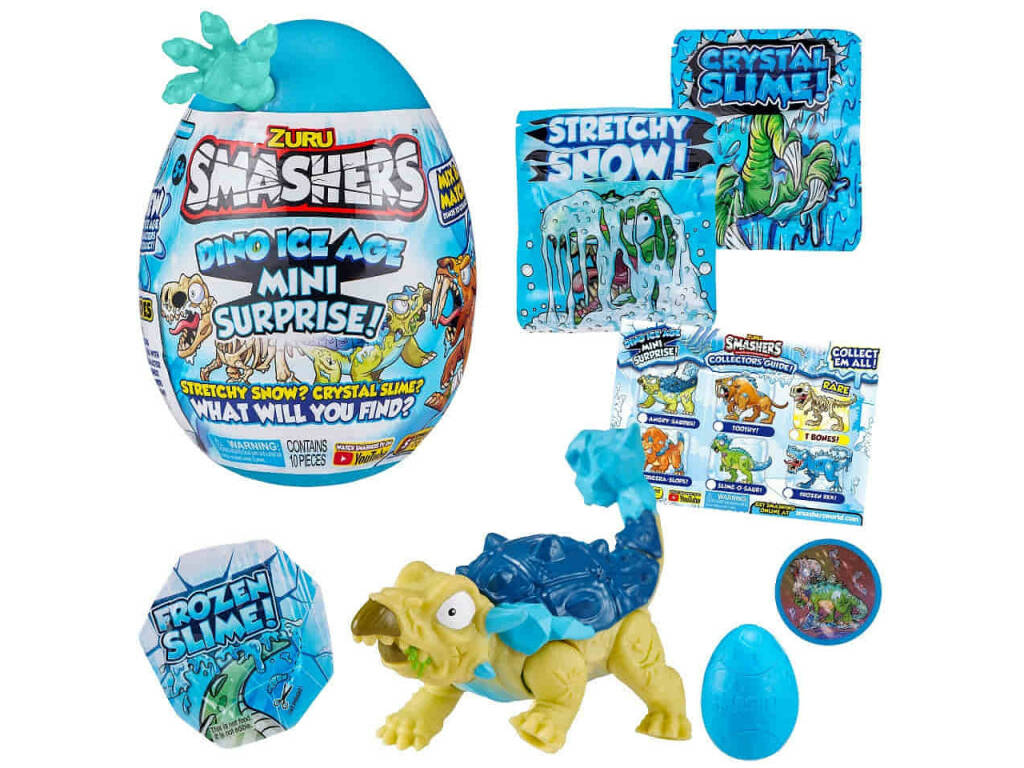 Smashers Dino Ice Age Uovo Sorpresa Bizak 6236 7456